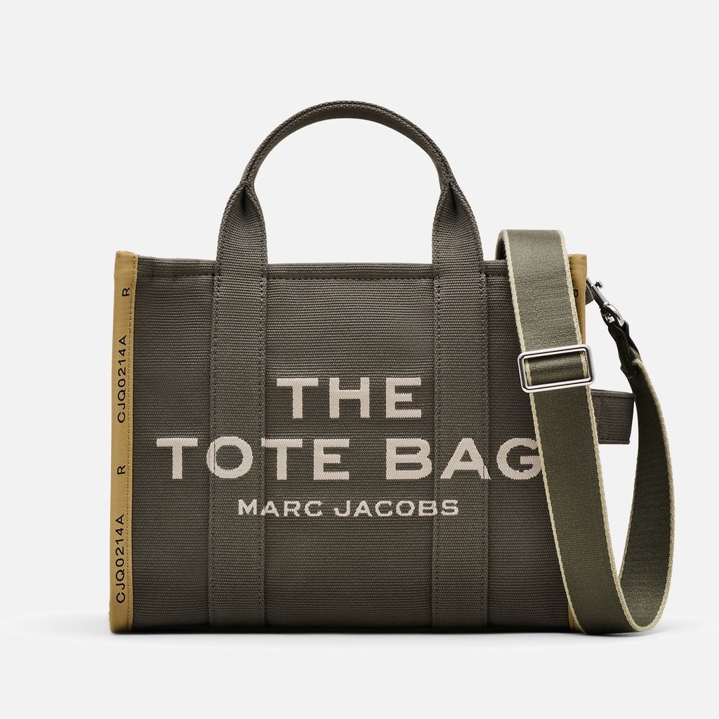 The Medium Denim-Jacquard Tote Bag