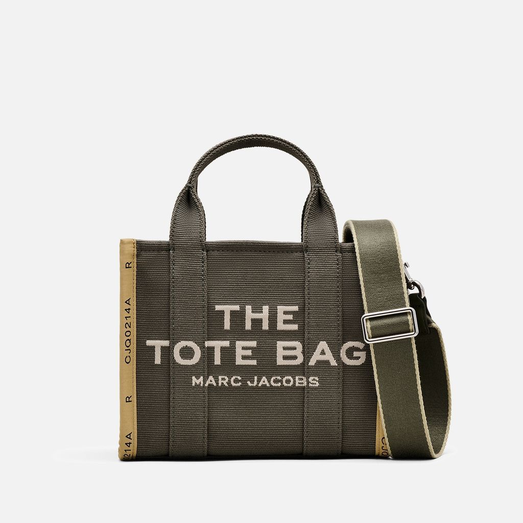 The Small Woven Jacquard Tote Bag
