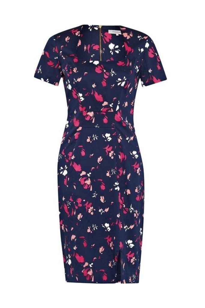 Spring Blossom Fitted Dress