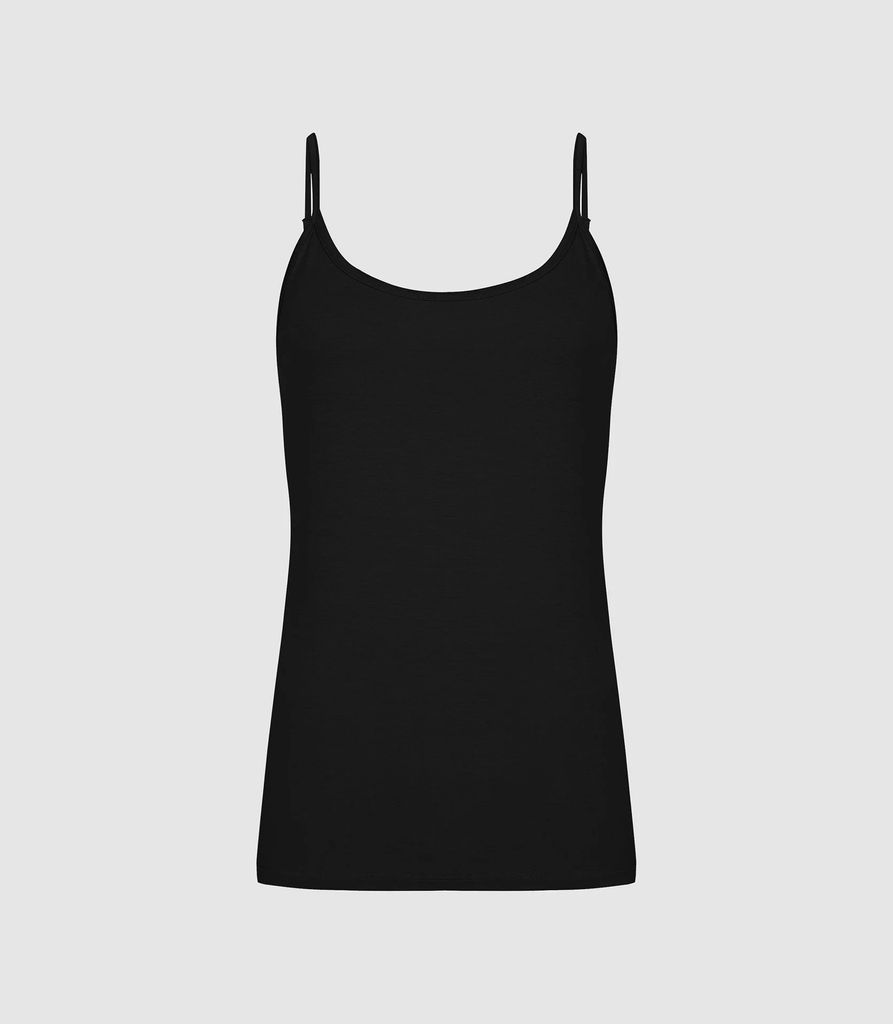 Samellia - Jersey Cami Top in Black, Womens, Size XS