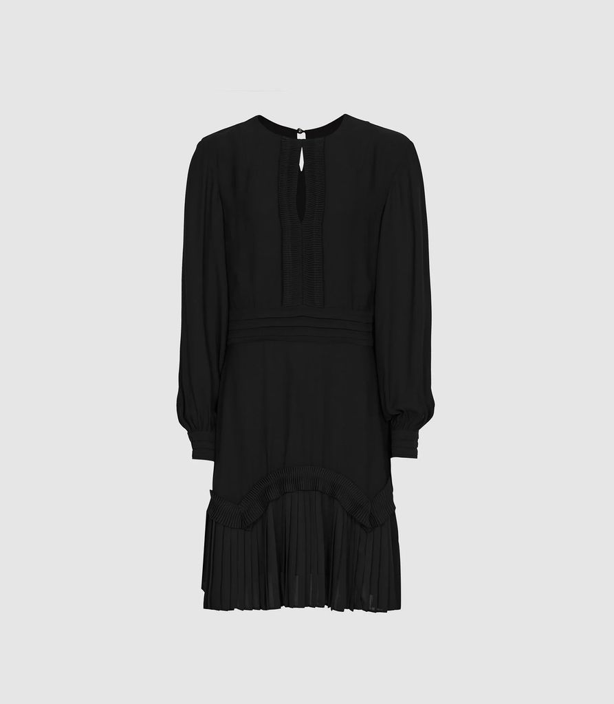 Roxy - Long Sleeved Mini Dress in Black, Womens, Size 4