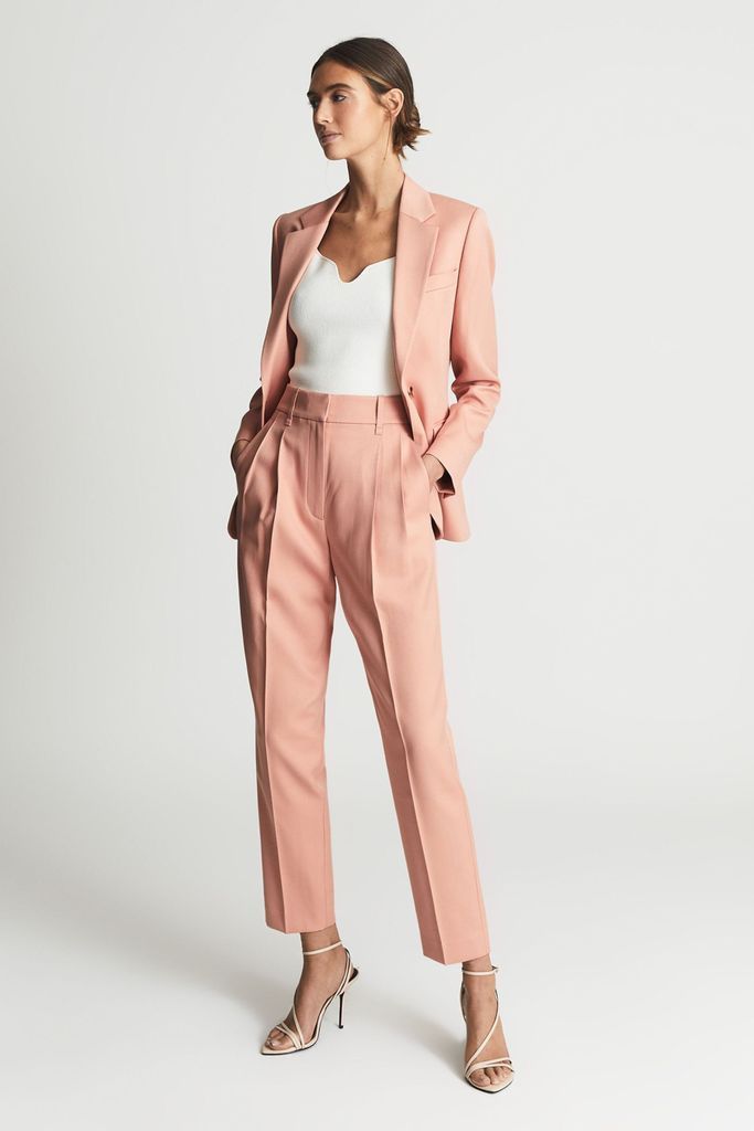 Pink Coco Tapered Mixer Trousers