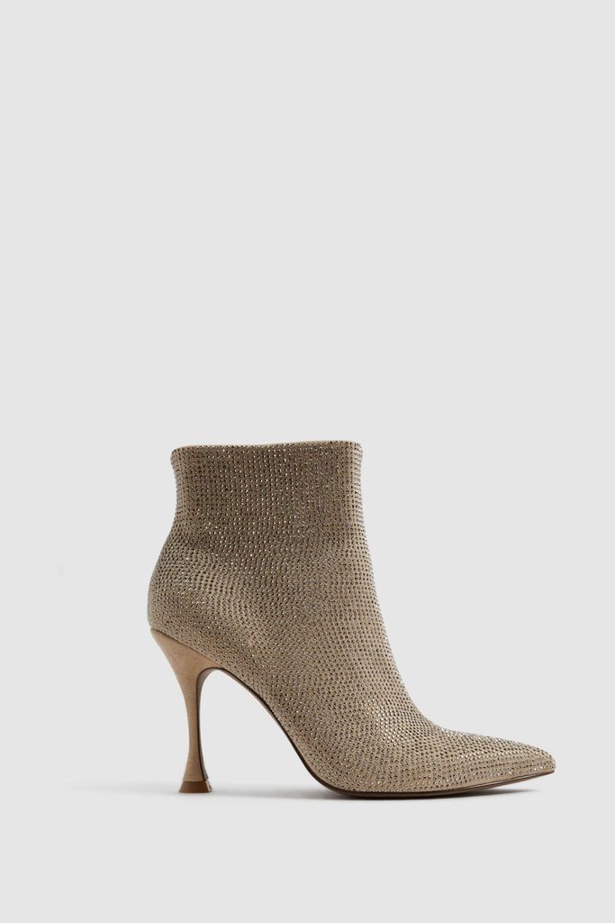 Biscuit Clement Crystal Point Ankle Boots
