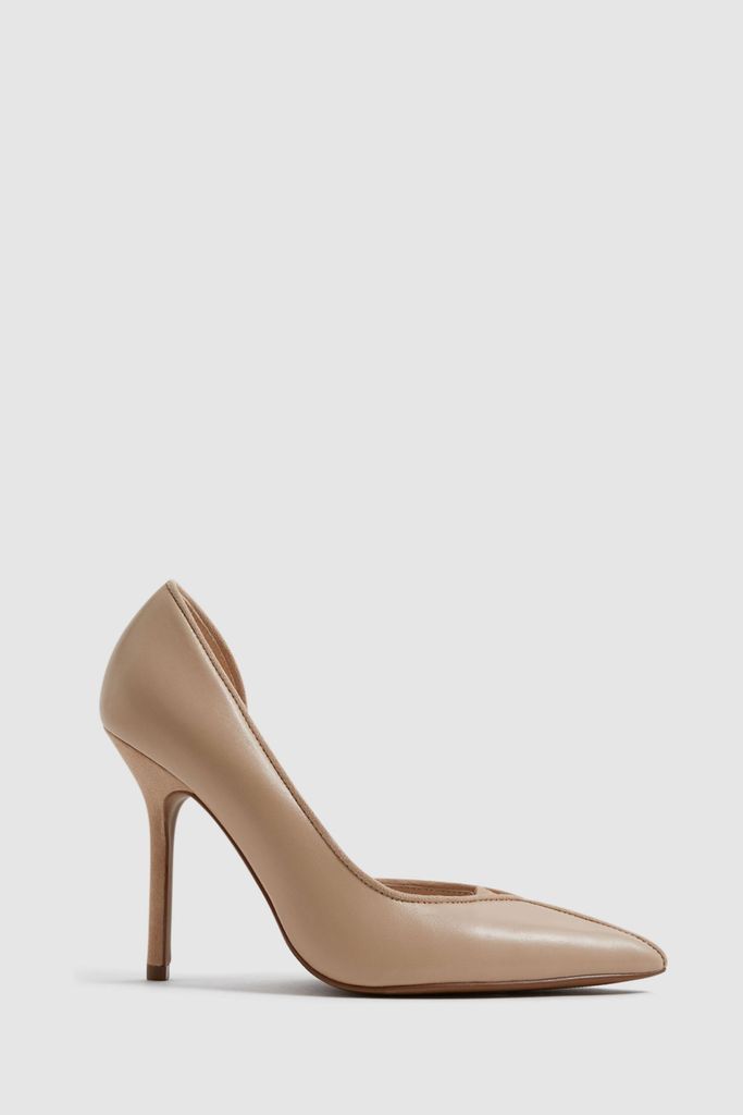 Nude Baines Pointed Court Heel