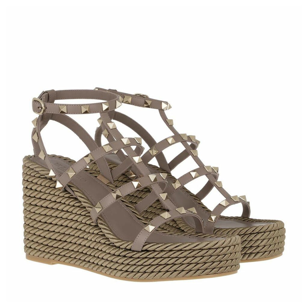 Sandals - Wedge Sandals Clay/Taupe - grey - Sandals for ladies