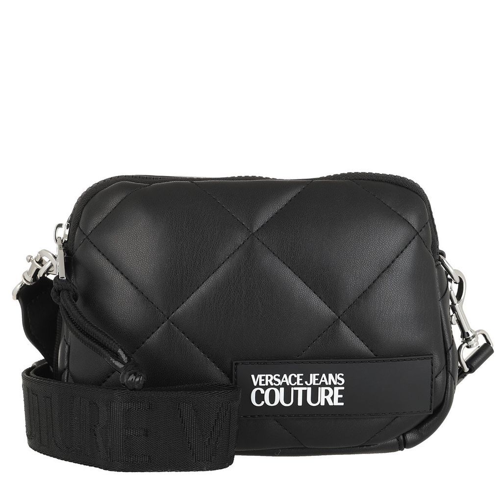 Cross Body Bags - Crossbody Synthetic Leather Black - black - Cross Body Bags for ladies