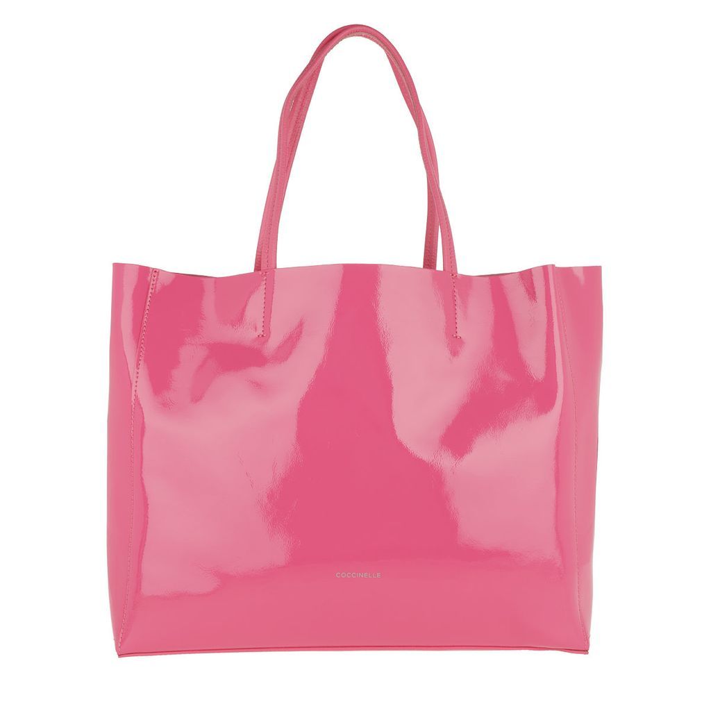 Shopping Bags - Delta Naplack Shopping Bag Glossy Pink - magenta - Shopping Bags for ladies