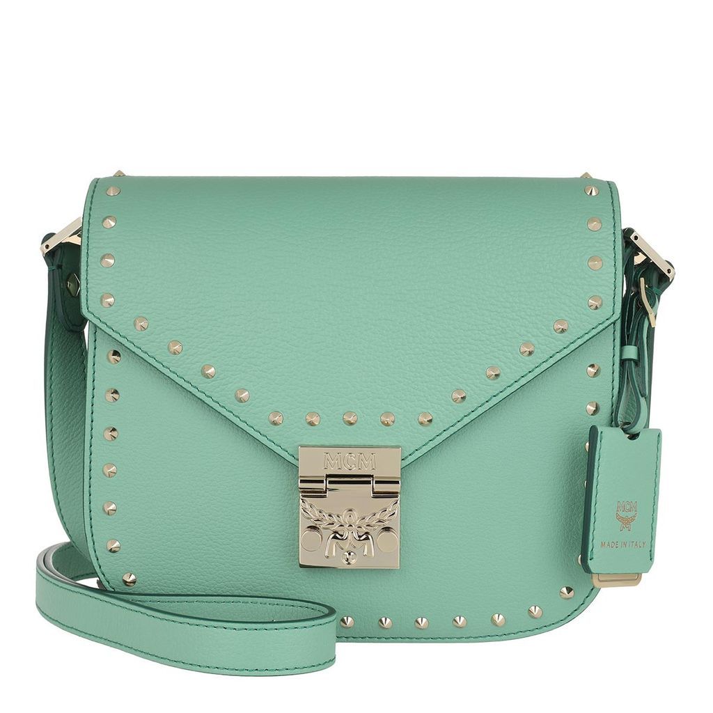Cross Body Bags - Patricia Studded Shoulder Small Mint - green - Cross Body Bags for ladies