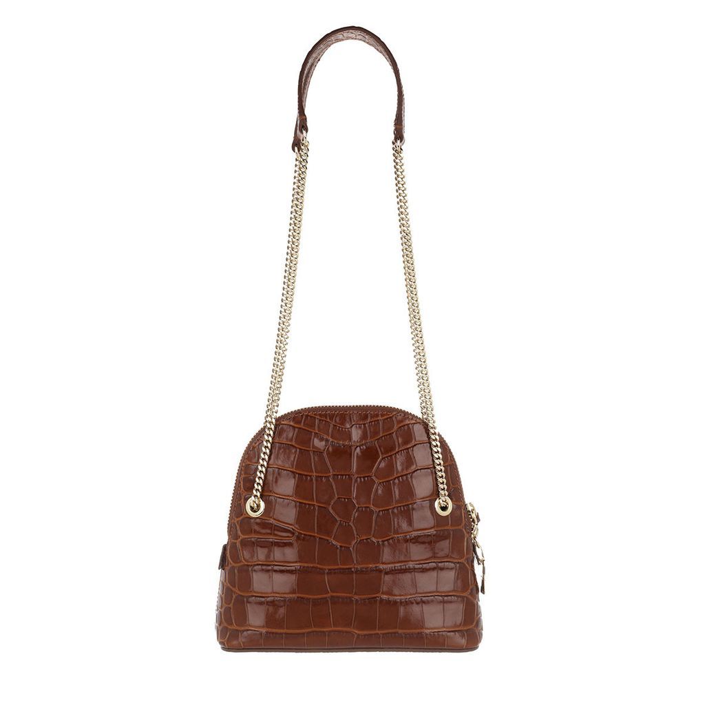 Tote - Mini Carrie Shoulder Bag Calfskin Brown - brown - Tote for ladies