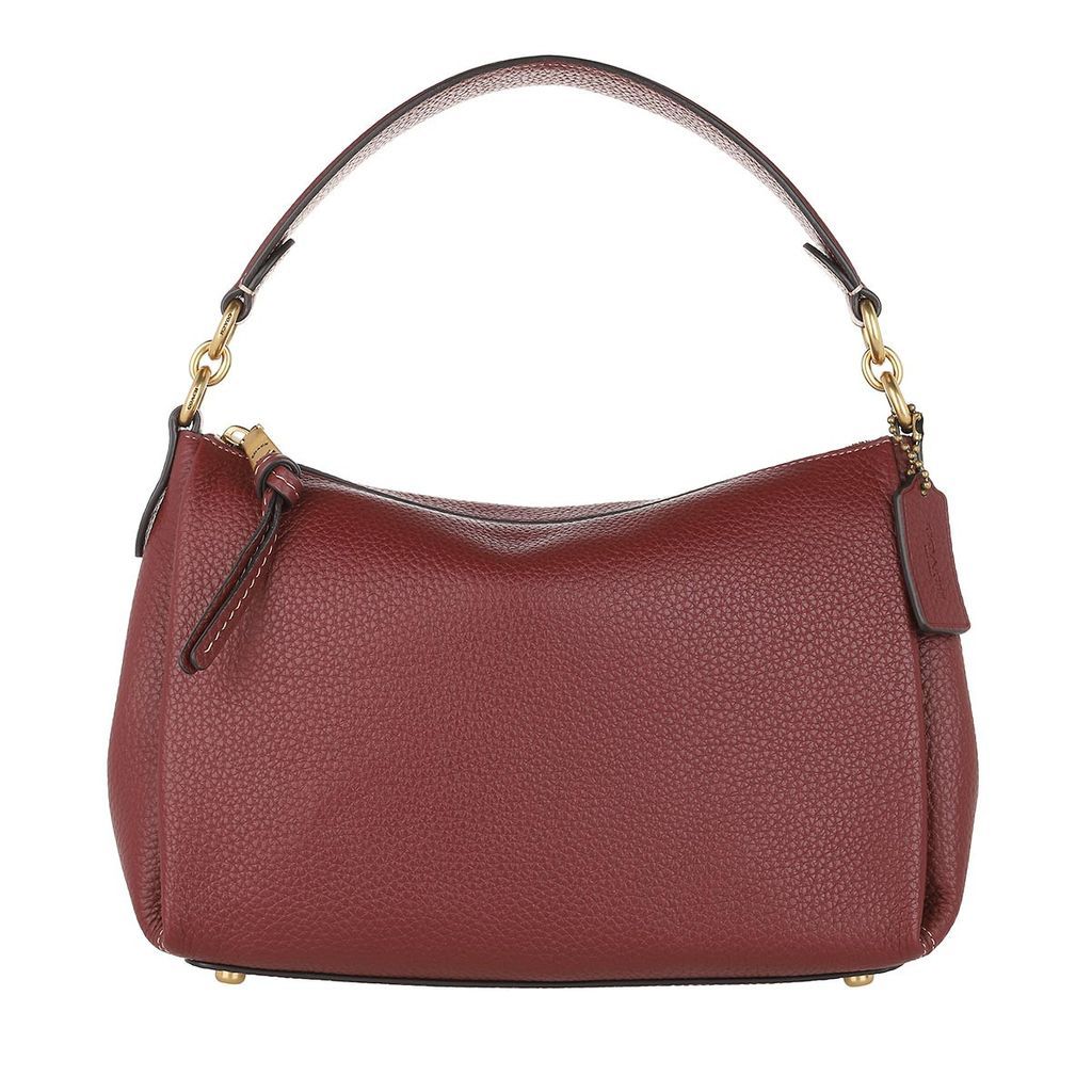 Hobo Bags - Soft Pebble Leather Shay Crossbody Wine - red - Hobo Bags for ladies