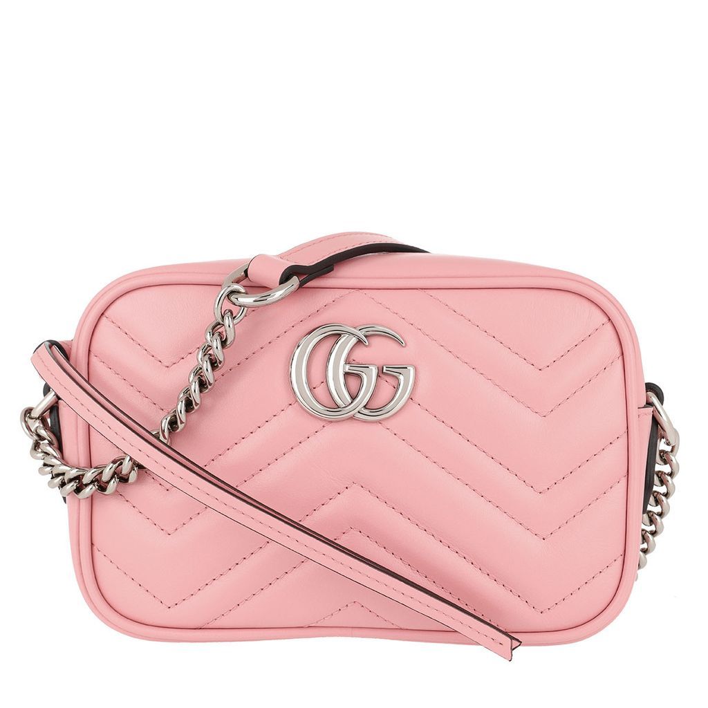Cross Body Bags - Mini GG Marmont Shoulder Bag Leather Wild Rose - rose - Cross Body Bags for ladies