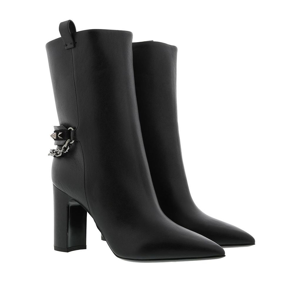 Boots & Booties - Medium Boots Leather Black - black - Boots & Booties for ladies