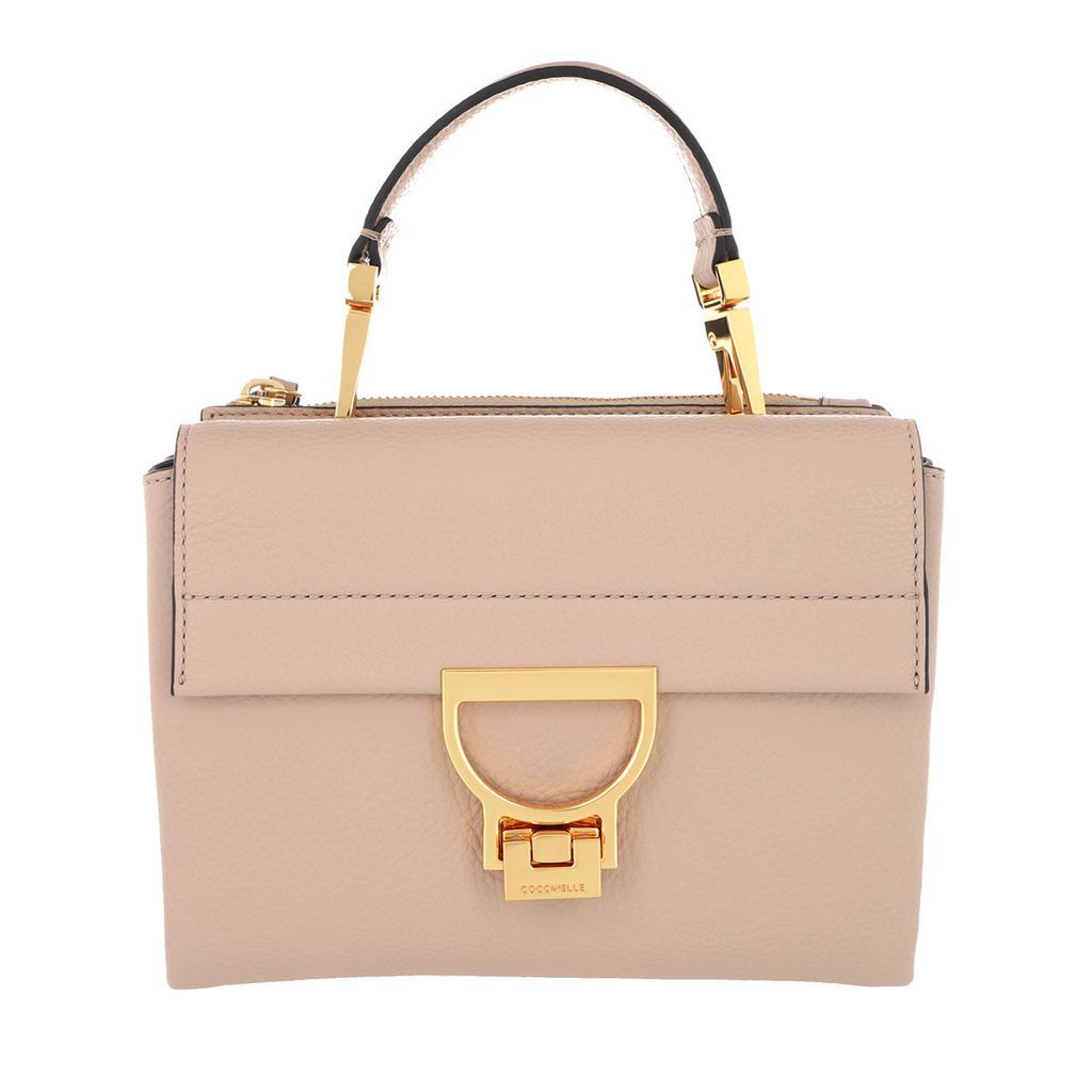 Cross Body Bags - Arlettis Grainy Leather Powder Pink - beige - Cross Body Bags for ladies
