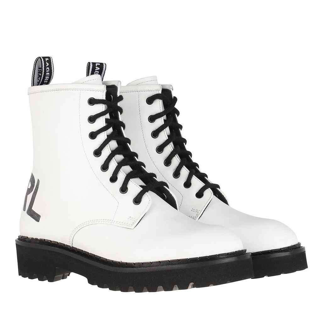 Boots & Booties - Troupe Brush Logo Boot Hi White - white - Boots & Booties for ladies