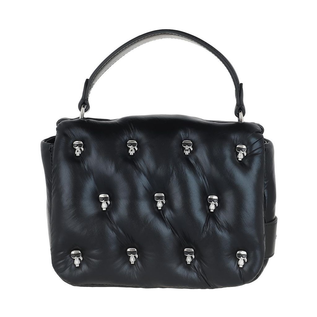 Cross Body Bags - K/Ikonik 3d Multi Pin Flap Sb Metallic Black - black - Cross Body Bags for ladies
