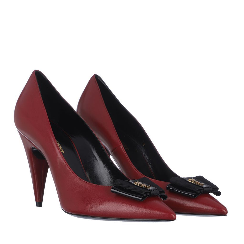Pumps - Anais Pumps Leather Red Black - red - Pumps for ladies