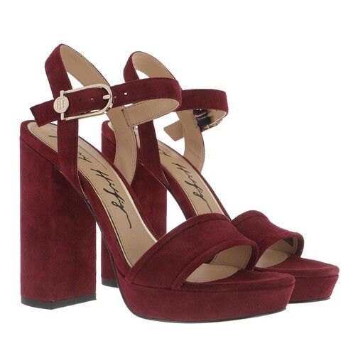 Sandals - Elevated Tommy High Heel Sandals - red - Sandals for ladies