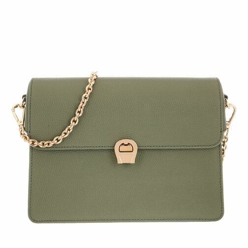 Satchels - Genoveva Crossbody Bag Leather - green - Satchels for ladies