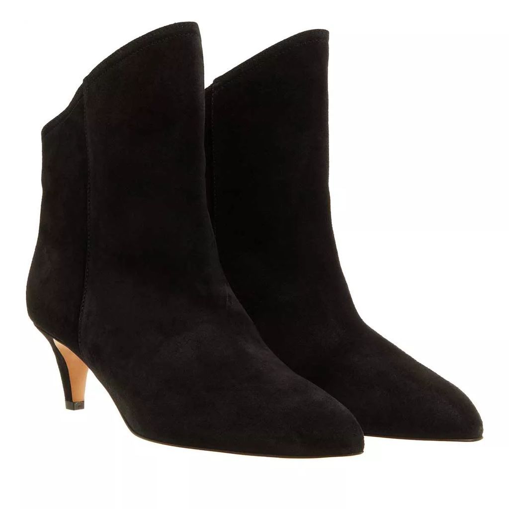 Boots & Ankle Boots - Boots Suedeleather Pointed - black - Boots & Ankle Boots for ladies