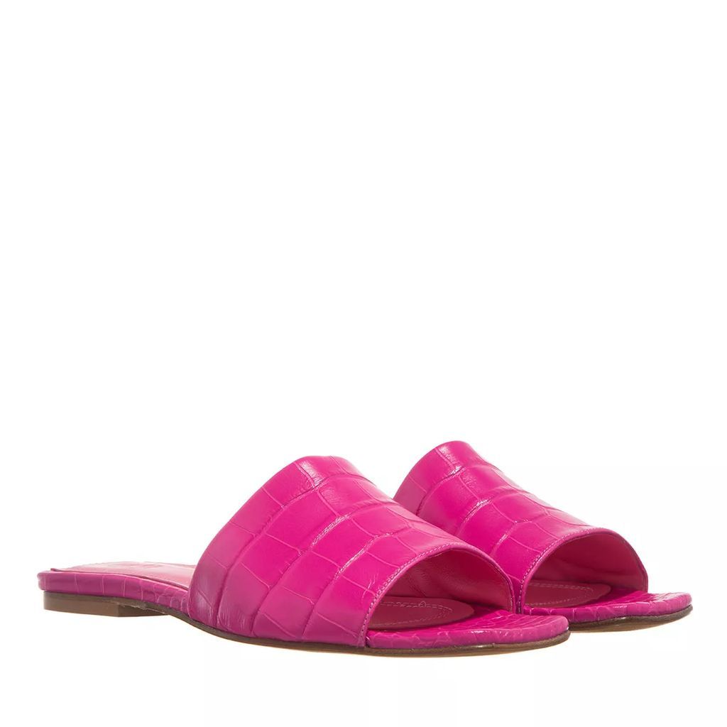 Sandals - Toral Blue Animal Print Sandals - pink - Sandals for ladies