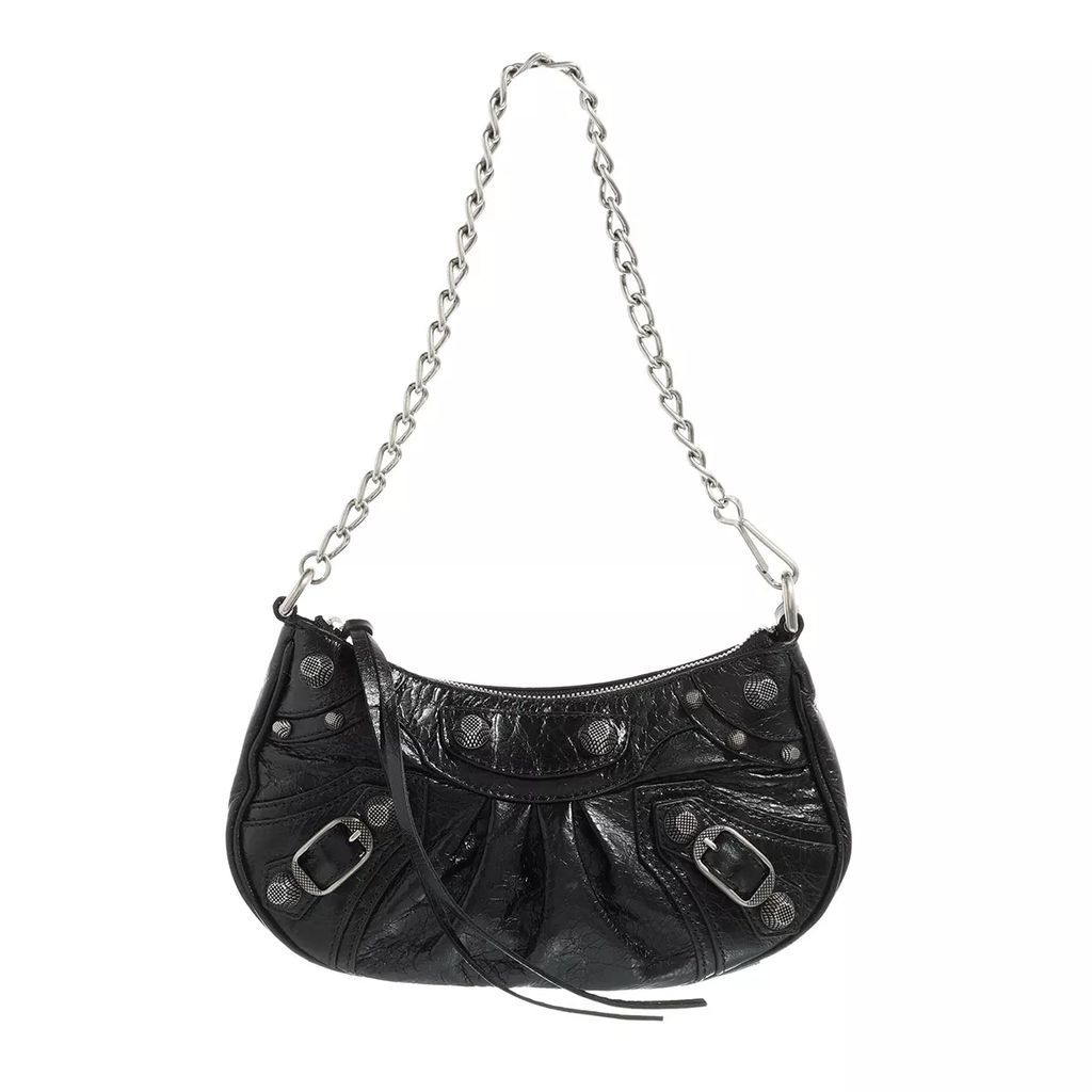 Hobo Bags - Le Cagole Mini Bag With Chain - black - Hobo Bags for ladies
