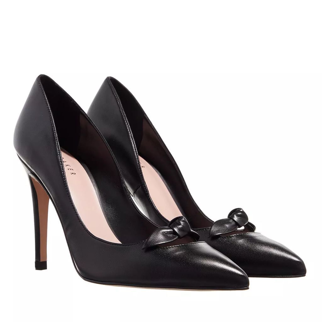 Pumps & High Heels - Teliah Pointed Bow Court Heel - black - Pumps & High Heels for ladies