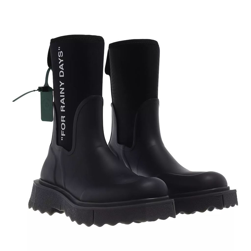 Boots & Ankle Boots - Sponge Rubber Rainboot - black - Boots & Ankle Boots for ladies