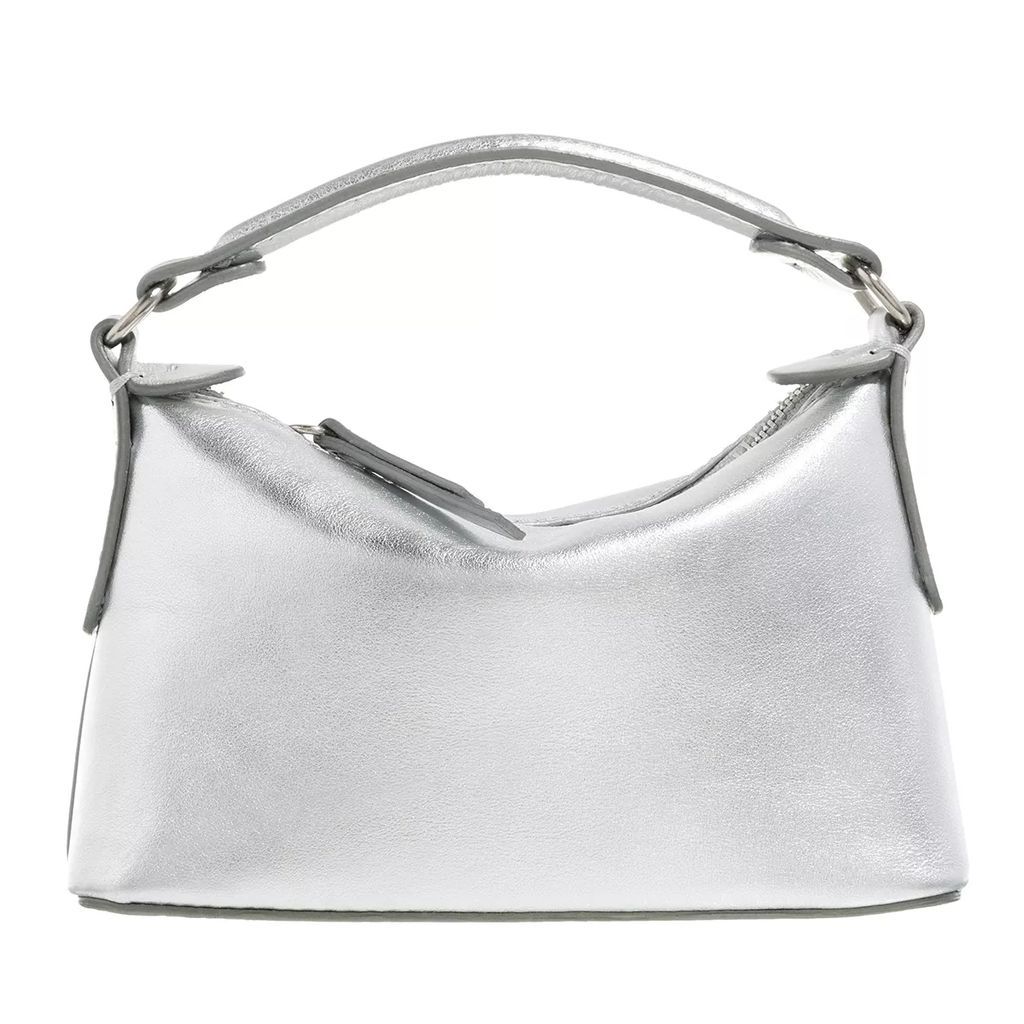 Hobo Bags - Micro Hobo - Leonie Hanne x LIU JO Metallic - silver - Hobo Bags for ladies