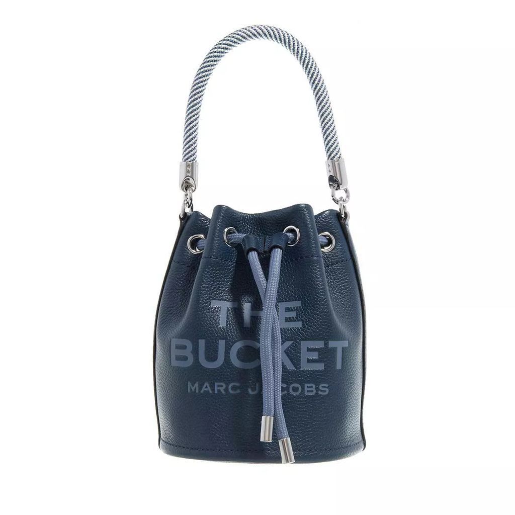 Bucket Bags - The Leather Bucket Bag - blue - Bucket Bags for ladies