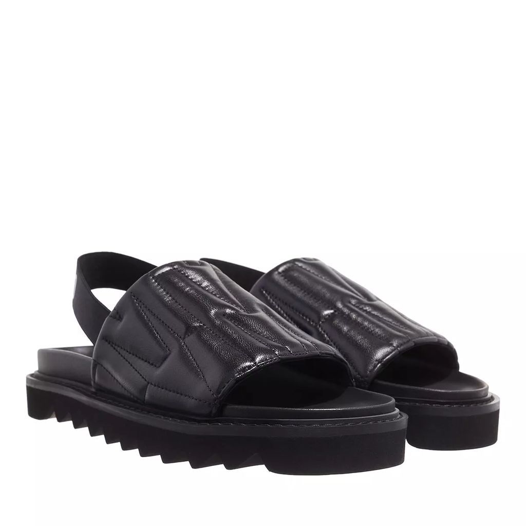 Sandals - Fussbett Nappa - black - Sandals for ladies