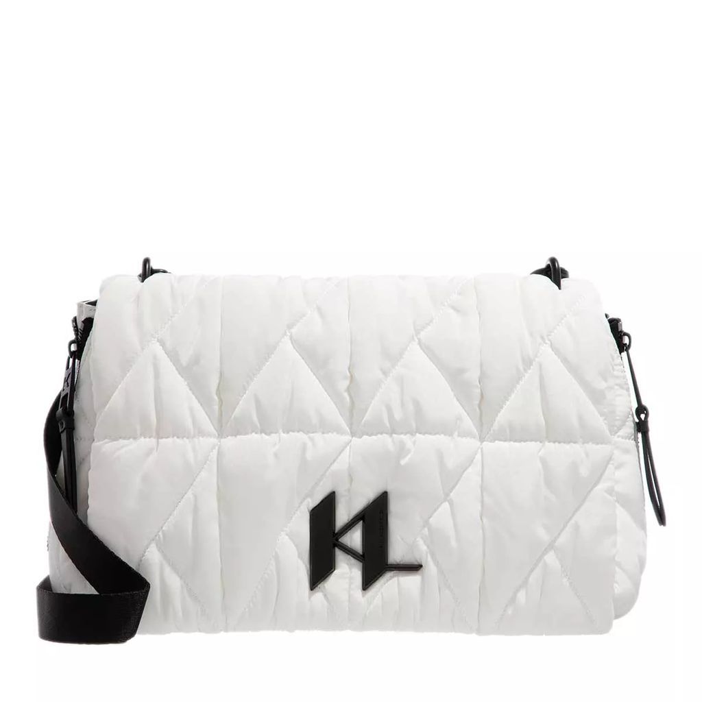 Crossbody Bags - K/Studio Nylon Lg Shoulderbag - white - Crossbody Bags for ladies