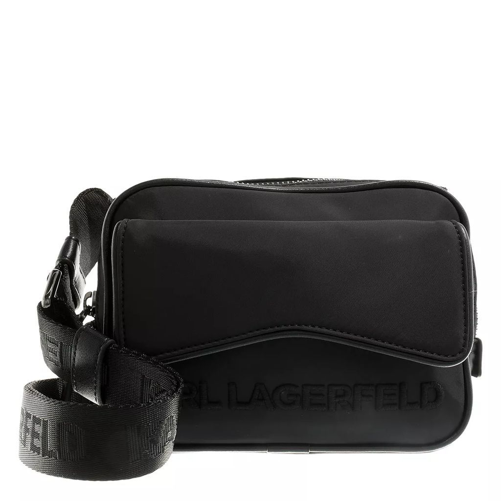 Crossbody Bags - Klxcd Multi Pocket Cb - black - Crossbody Bags for ladies