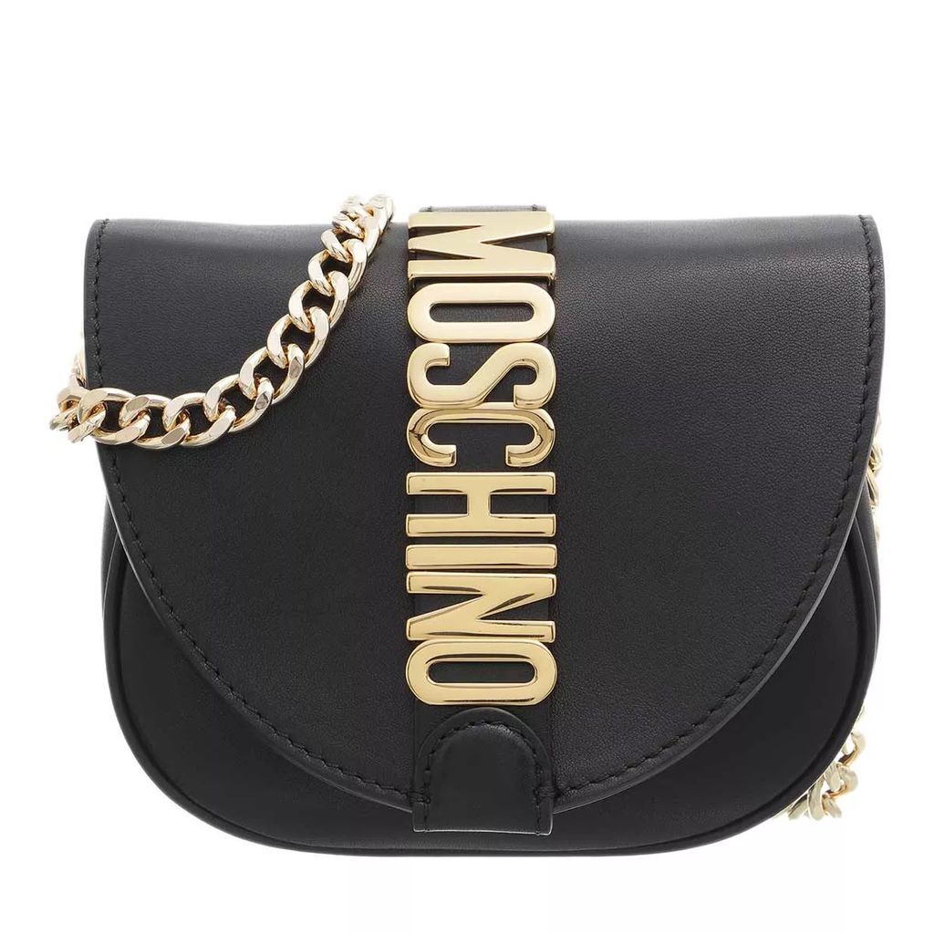Crossbody Bags - Moschino Belt Mini Shoulder Bag - black - Crossbody Bags for ladies