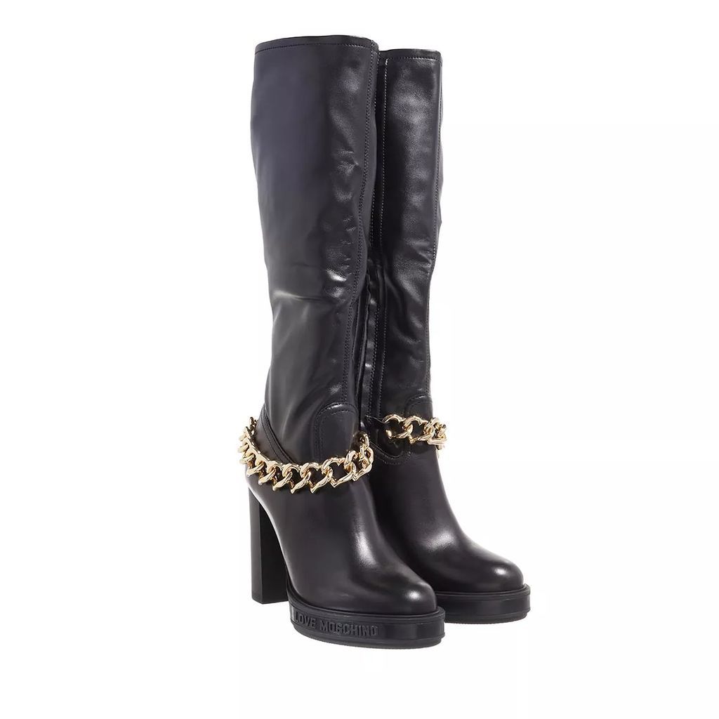 Boots & Ankle Boots - Stivaled.Carro100 Vit+Stretchpu - black - Boots & Ankle Boots for ladies