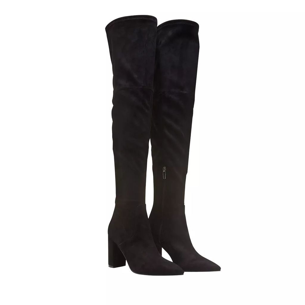 Boots & Ankle Boots - Vendôme Fem Suede Stretch Overknee Boots - black - Boots & Ankle Boots for ladies