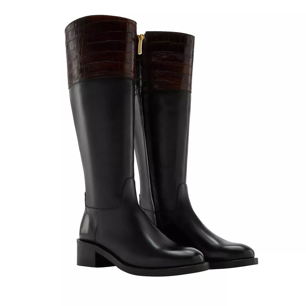 Boots & Ankle Boots - Vendôme Iris Calfskin Leather Boots - black - Boots & Ankle Boots for ladies