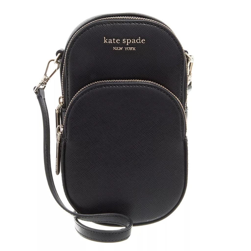 Crossbody Bags - Spencer Saffiano Leather Phone Crossbody - black - Crossbody Bags for ladies