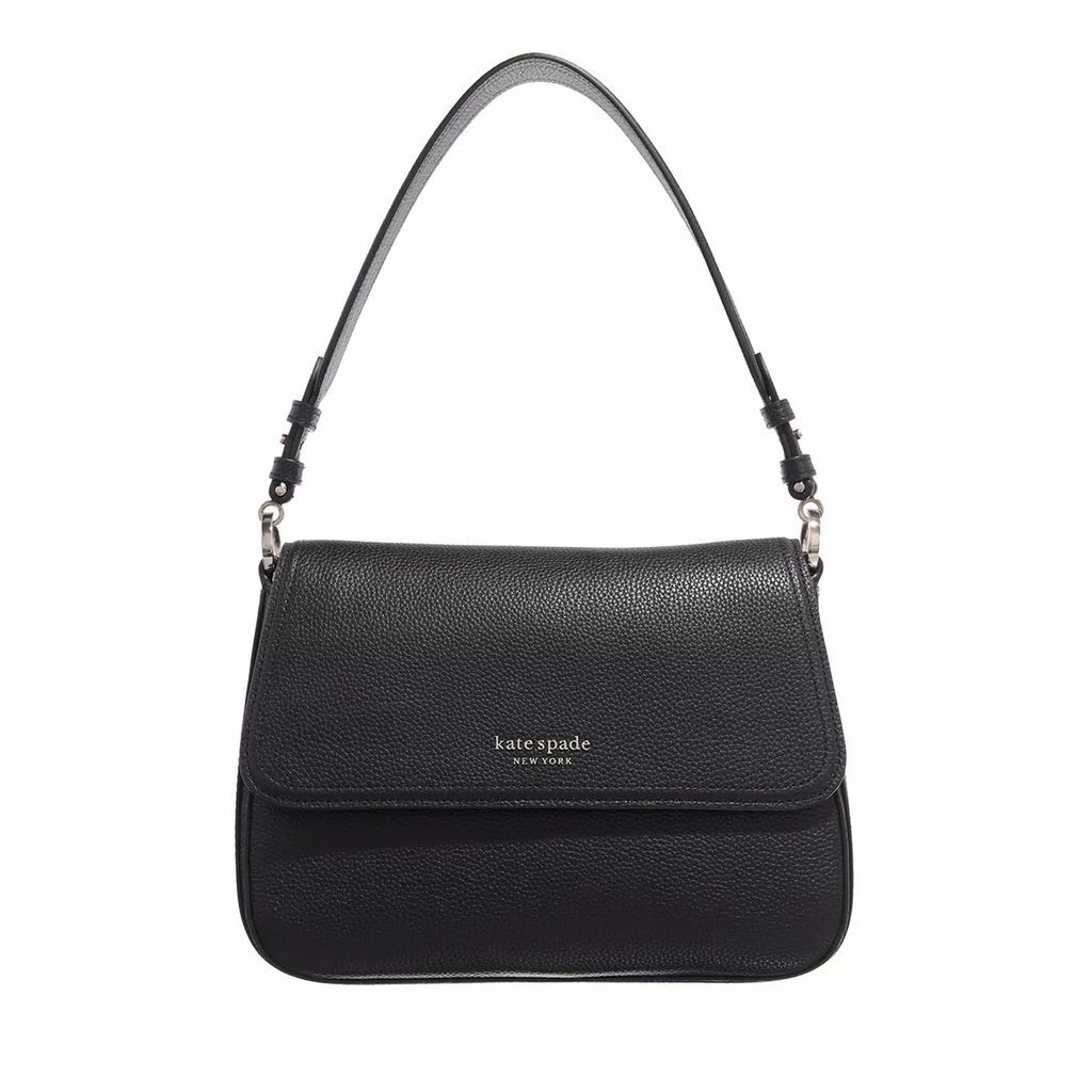 Crossbody Bags - Hudson Pebbled Leather Convertible Shoulder Bag - black - Crossbody Bags for ladies