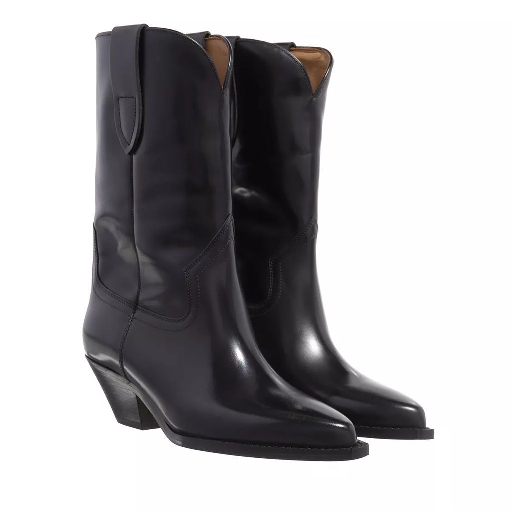 Boots & Ankle Boots - Dahope Cowboy Boots Leather - black - Boots & Ankle Boots for ladies