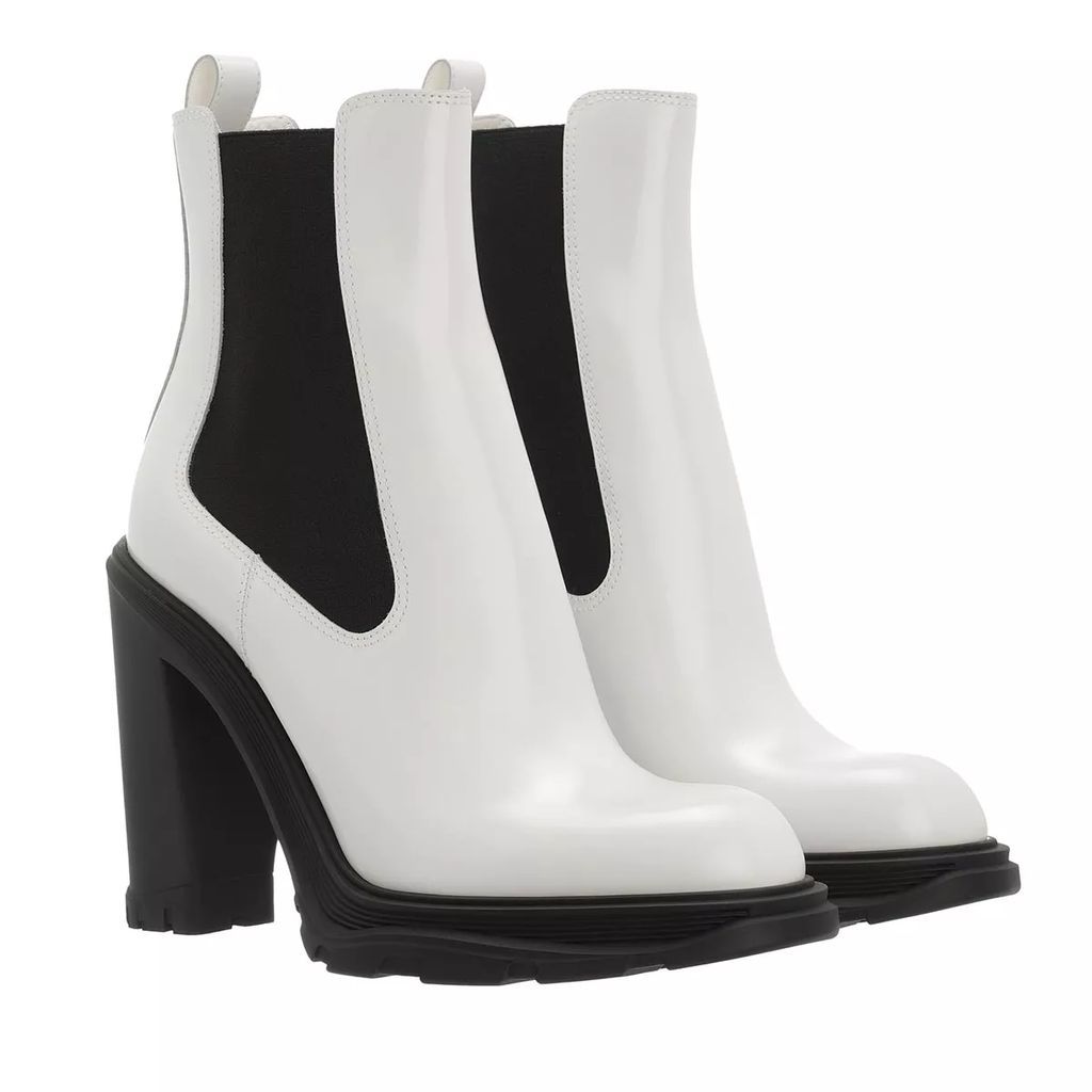Boots & Ankle Boots - Tread Heeled Chelsea Boot - white - Boots & Ankle Boots for ladies