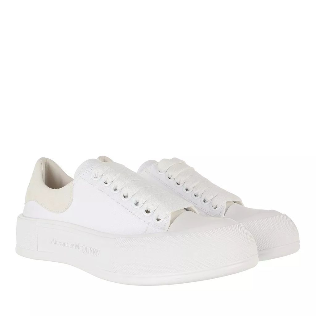Sneakers - Deck Lace Up Plimsoll Sneakers - white - Sneakers for ladies
