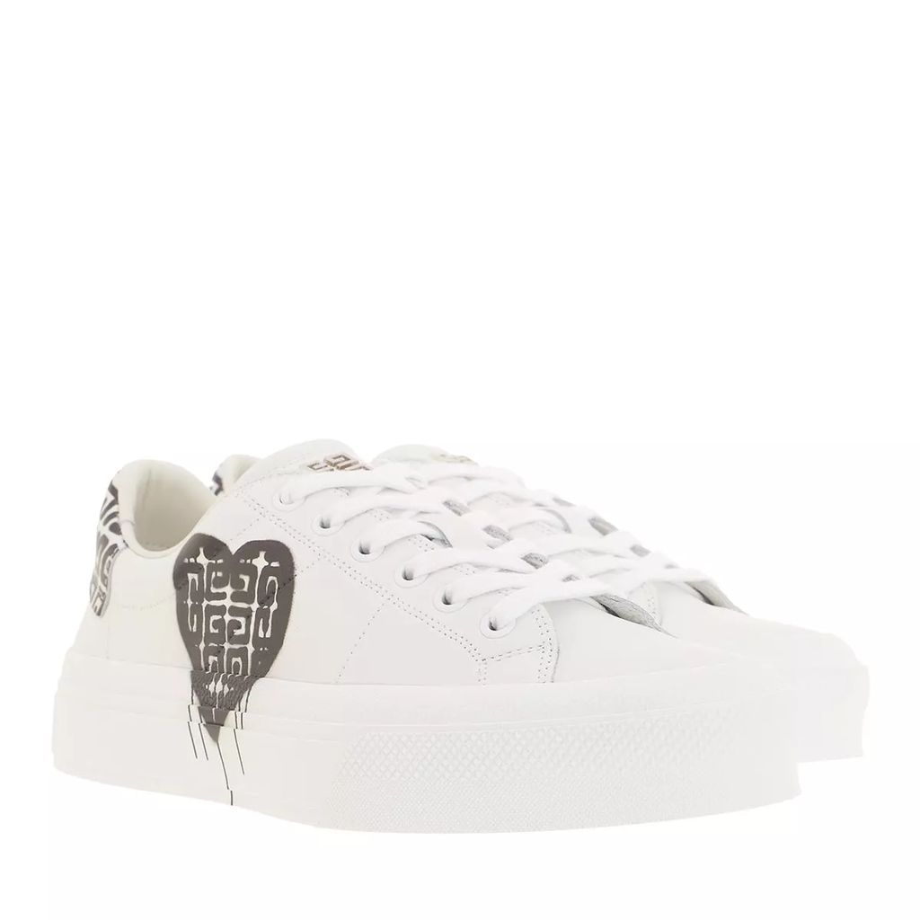 Sneakers - Heart Sneakers Leather - white - Sneakers for ladies