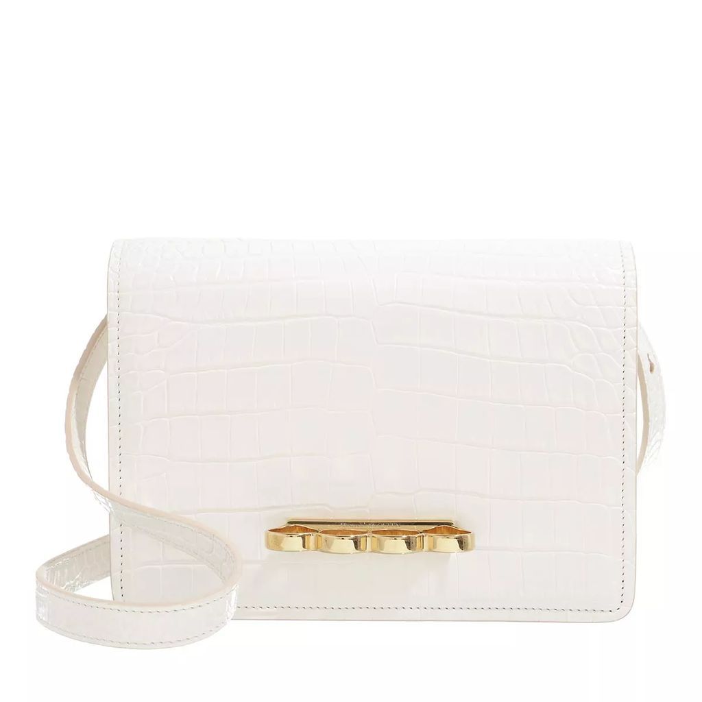 Crossbody Bags - The Four Ring Crossbody Bag Leather - white - Crossbody Bags for ladies