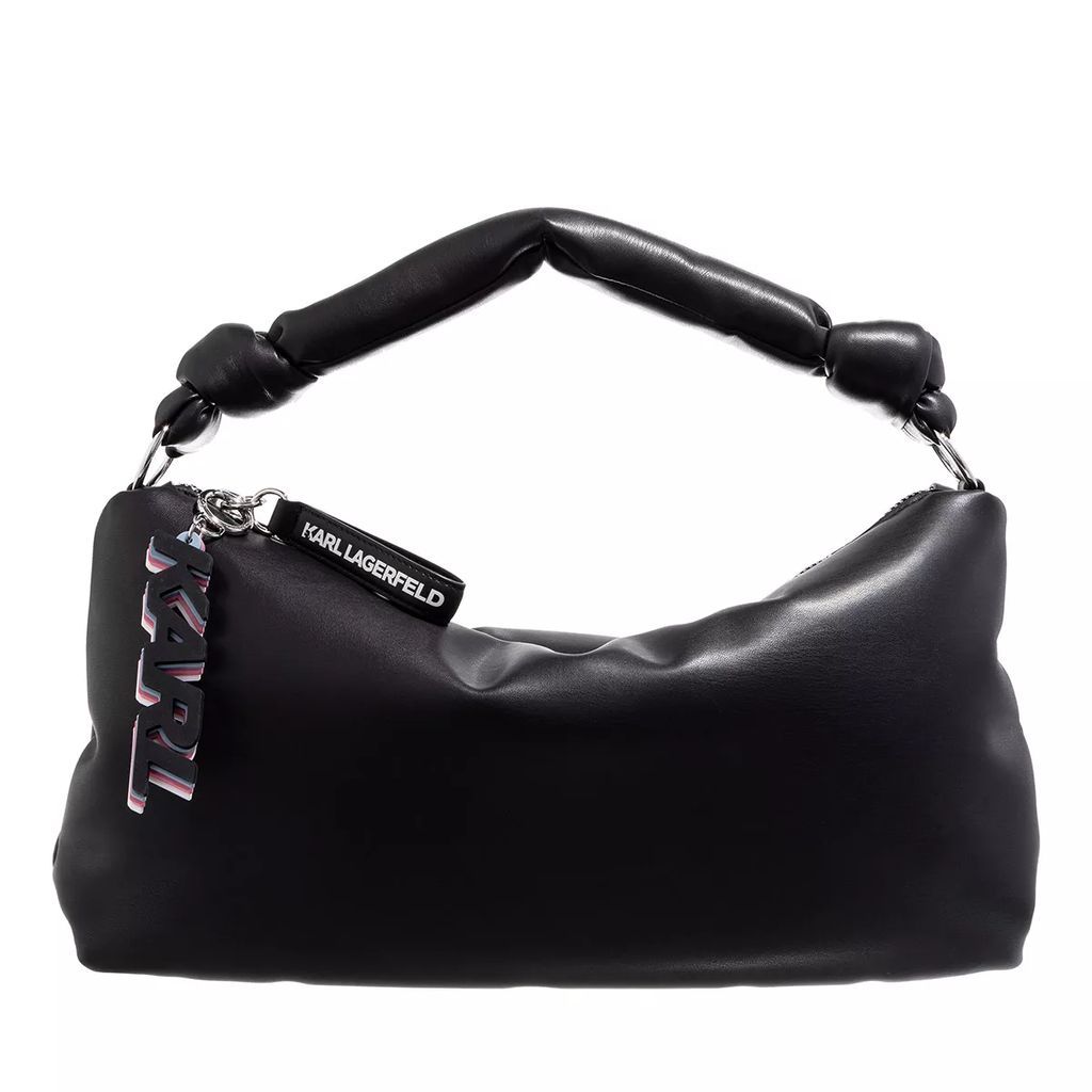 Crossbody Bags - K/Knotted Md Shoulderbag - black - Crossbody Bags for ladies