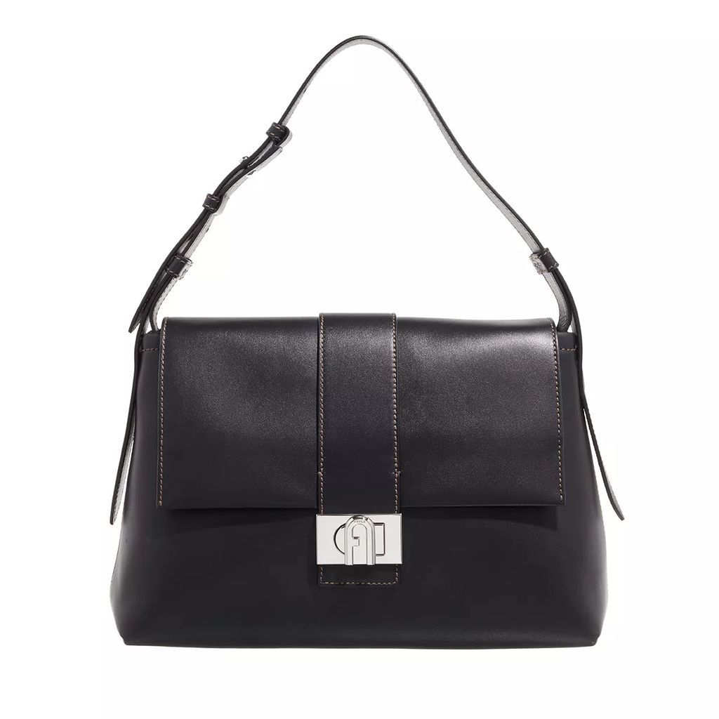 Shopping Bags - FURLA CHARLOTTE M SHOULDER BAG - black - Shopping Bags for ladies