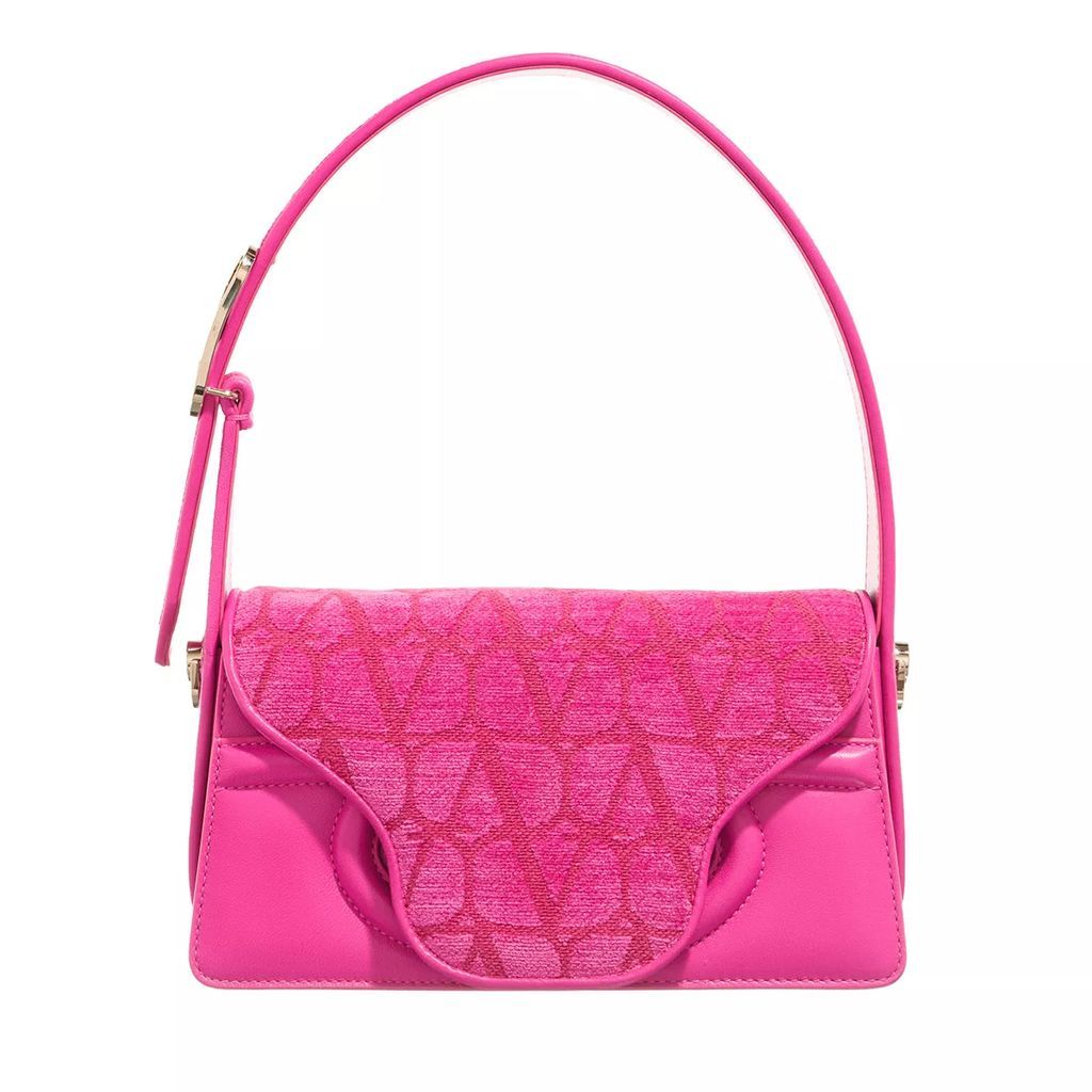 Tote Bags - La Petite Deuxieme Shoulder Bag Toile Iconographe - pink - Tote Bags for ladies