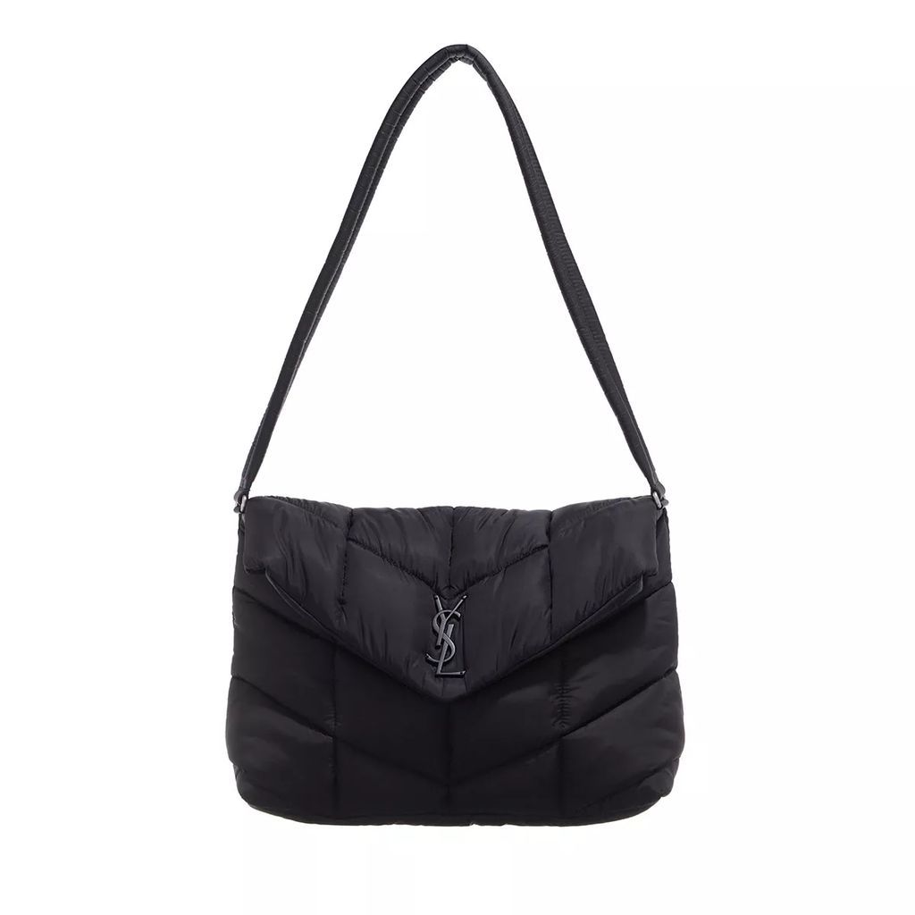 Hobo Bags - Messenger Bag Puffer Shoulder Bag - black - Hobo Bags for ladies