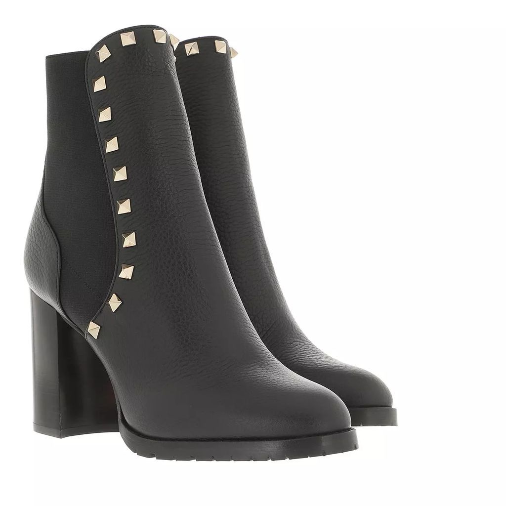 Boots & Ankle Boots - Rockstud Ankle Boots 90 Leather - black - Boots & Ankle Boots for ladies