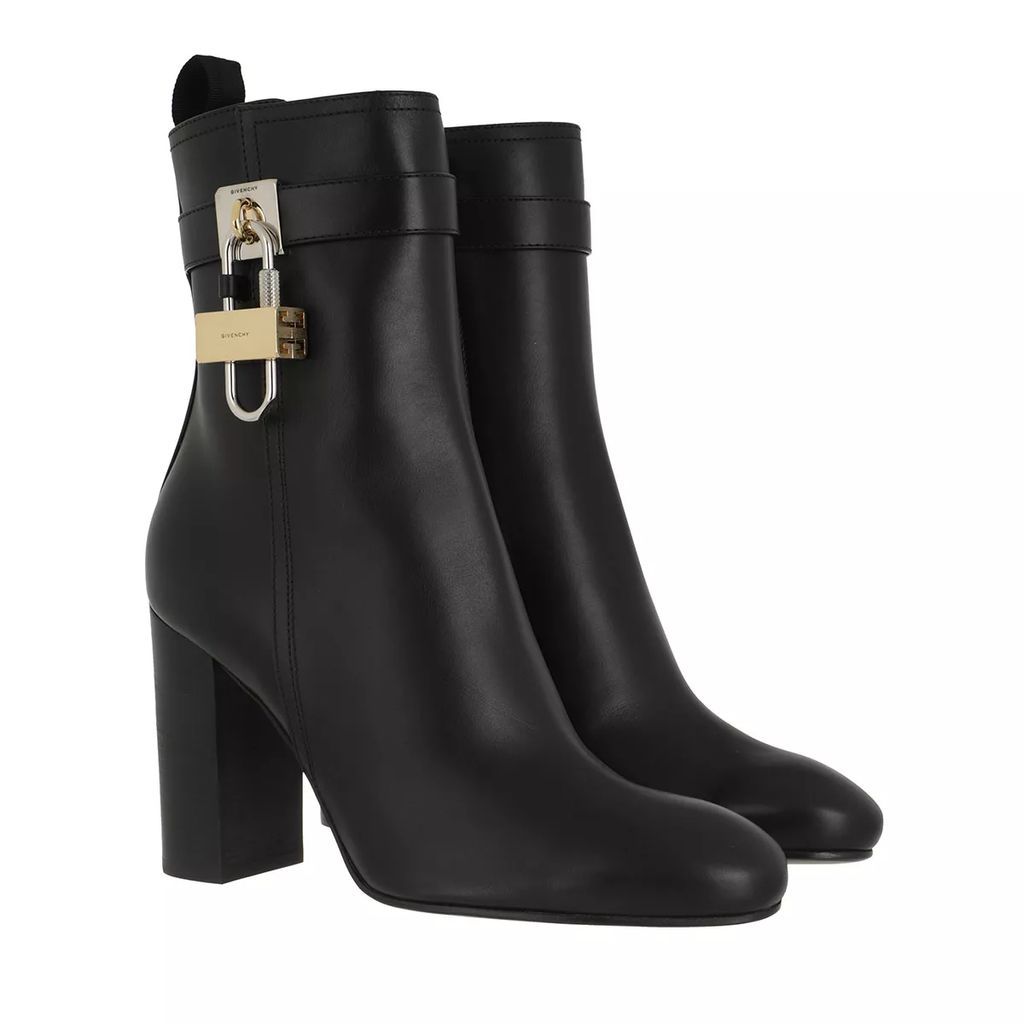 Boots & Ankle Boots - Padlock Ankle Boots Leather - black - Boots & Ankle Boots for ladies