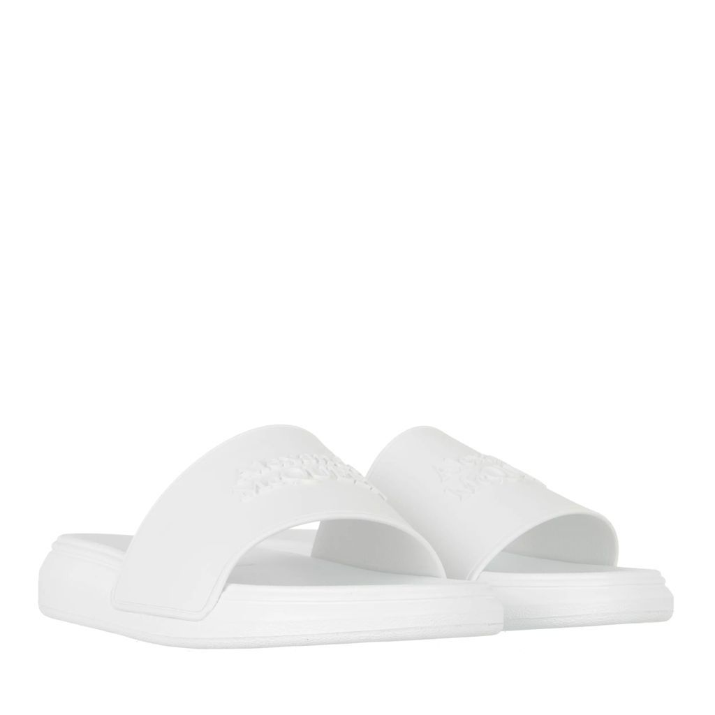 Sandals - Slide Sandals - white - Sandals for ladies